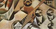 Juan Gris Banjor and cup painting